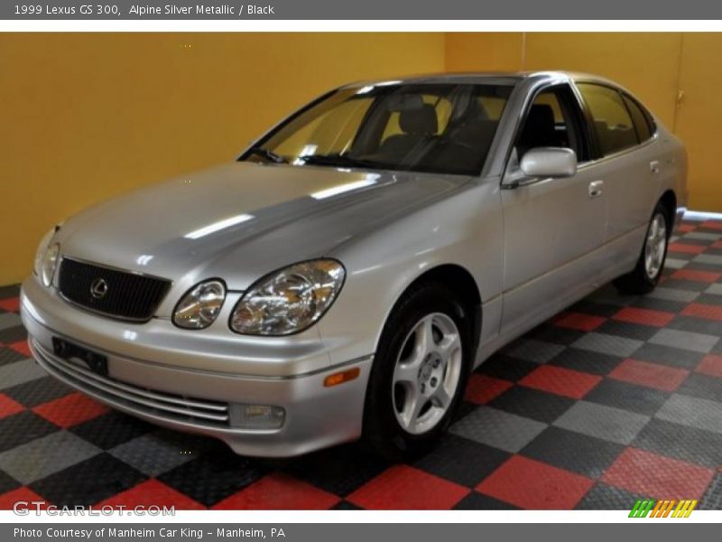 Alpine Silver Metallic / Black 1999 Lexus GS 300