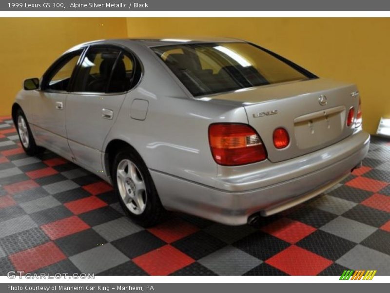 Alpine Silver Metallic / Black 1999 Lexus GS 300