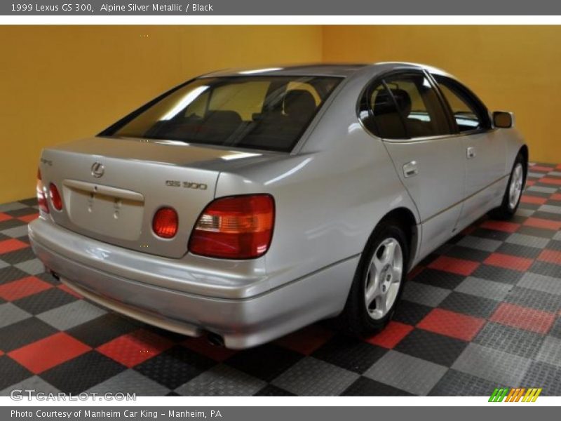 Alpine Silver Metallic / Black 1999 Lexus GS 300