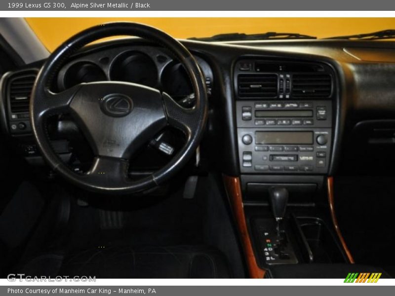 Alpine Silver Metallic / Black 1999 Lexus GS 300
