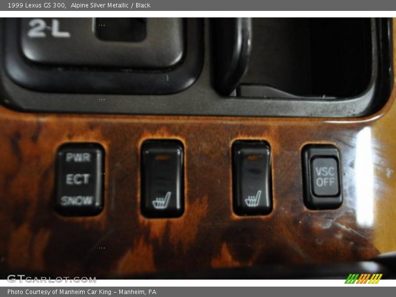 Alpine Silver Metallic / Black 1999 Lexus GS 300
