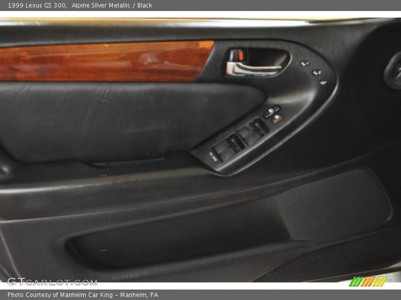 Alpine Silver Metallic / Black 1999 Lexus GS 300