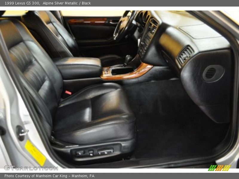 Alpine Silver Metallic / Black 1999 Lexus GS 300