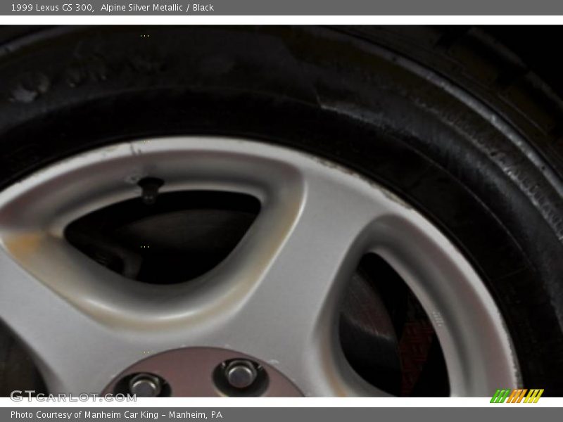 Alpine Silver Metallic / Black 1999 Lexus GS 300