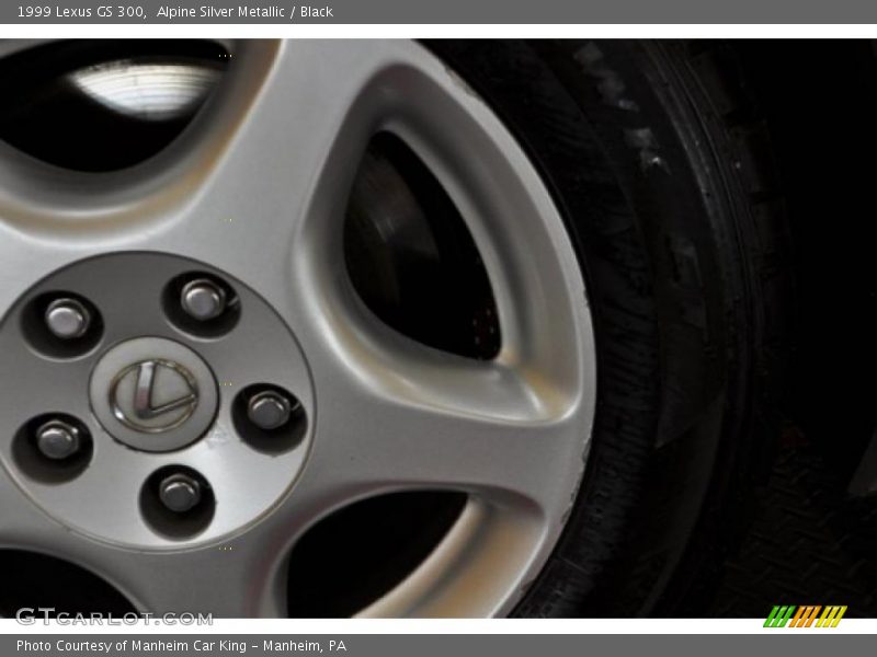 Alpine Silver Metallic / Black 1999 Lexus GS 300