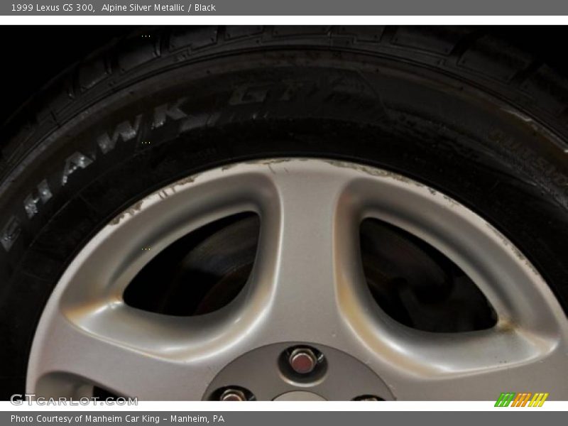 Alpine Silver Metallic / Black 1999 Lexus GS 300