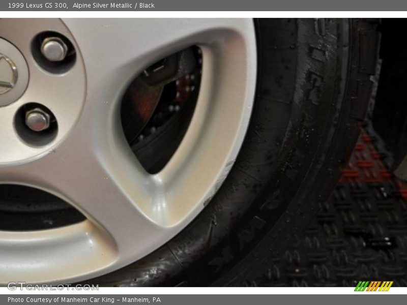 Alpine Silver Metallic / Black 1999 Lexus GS 300