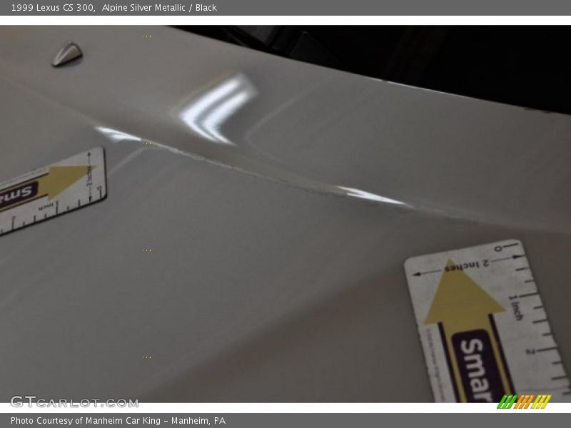 Alpine Silver Metallic / Black 1999 Lexus GS 300
