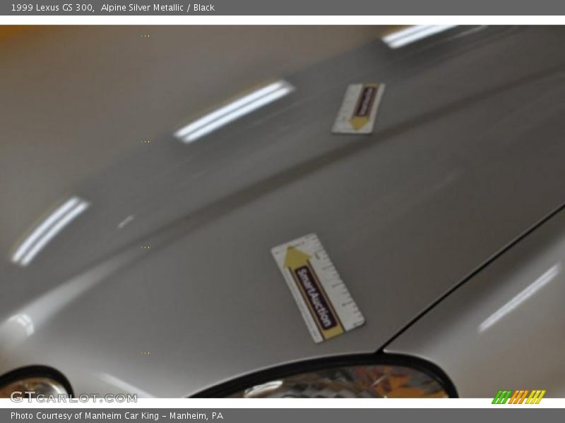 Alpine Silver Metallic / Black 1999 Lexus GS 300