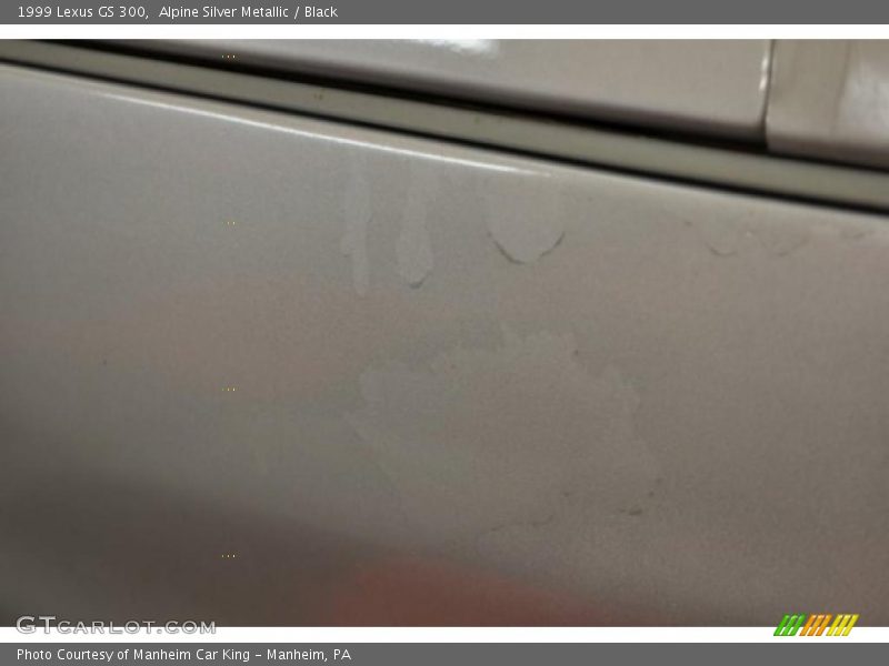 Alpine Silver Metallic / Black 1999 Lexus GS 300