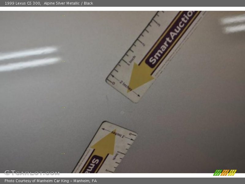Alpine Silver Metallic / Black 1999 Lexus GS 300