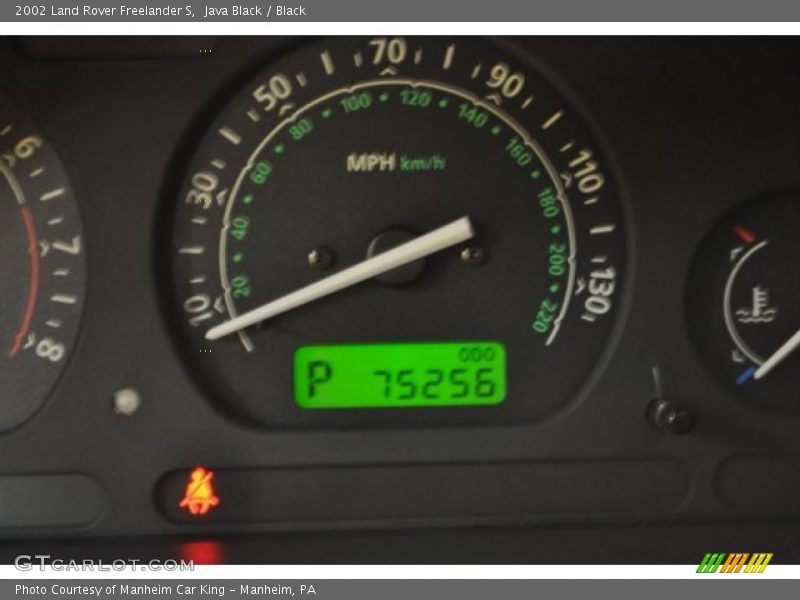 Java Black / Black 2002 Land Rover Freelander S