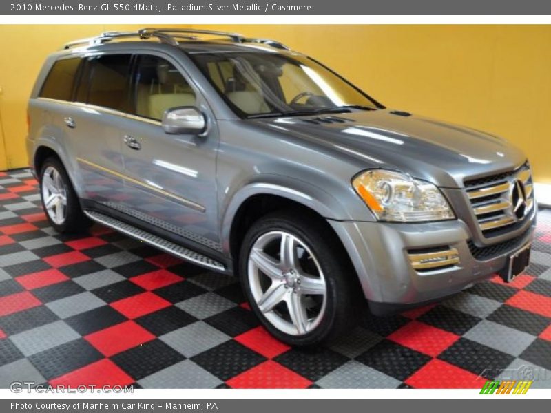 Palladium Silver Metallic / Cashmere 2010 Mercedes-Benz GL 550 4Matic