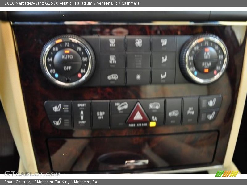 Palladium Silver Metallic / Cashmere 2010 Mercedes-Benz GL 550 4Matic