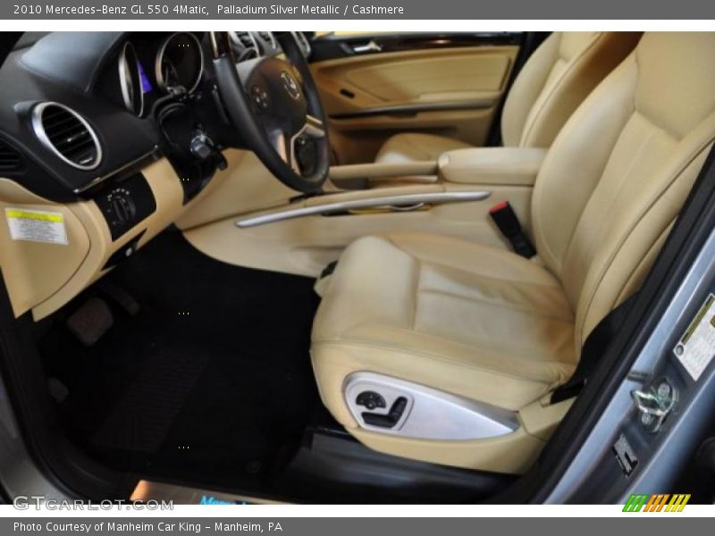 Palladium Silver Metallic / Cashmere 2010 Mercedes-Benz GL 550 4Matic