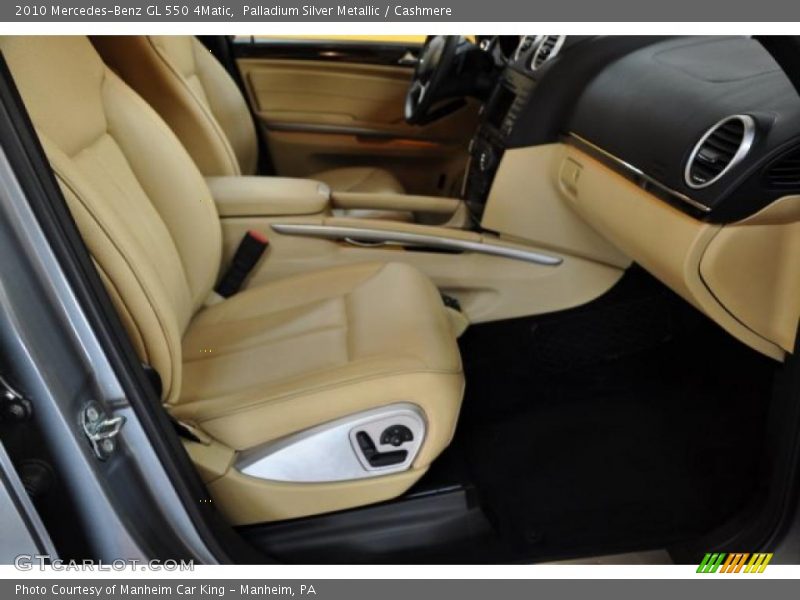 Palladium Silver Metallic / Cashmere 2010 Mercedes-Benz GL 550 4Matic