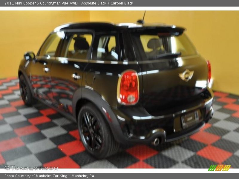 Absolute Black / Carbon Black 2011 Mini Cooper S Countryman All4 AWD