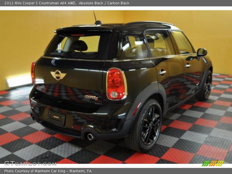 Absolute Black / Carbon Black 2011 Mini Cooper S Countryman All4 AWD