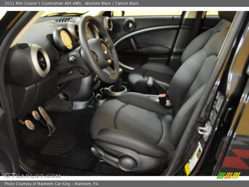 Absolute Black / Carbon Black 2011 Mini Cooper S Countryman All4 AWD