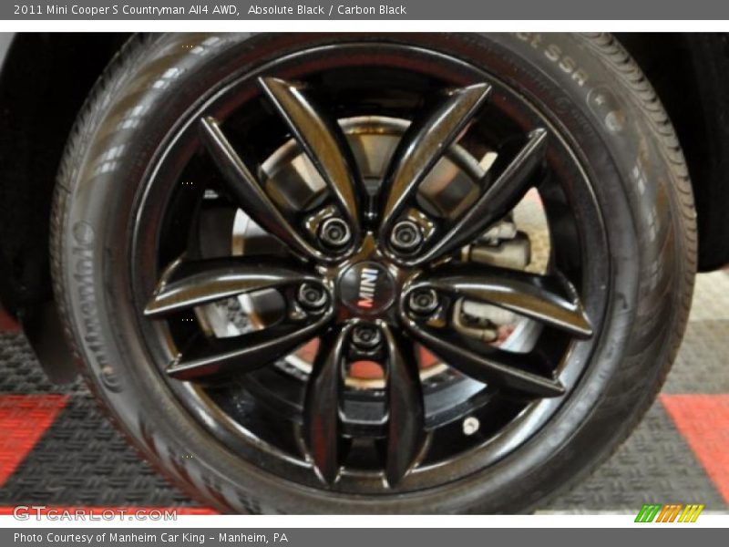 Absolute Black / Carbon Black 2011 Mini Cooper S Countryman All4 AWD