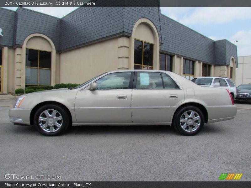 Gold Mist / Cashmere 2007 Cadillac DTS Luxury