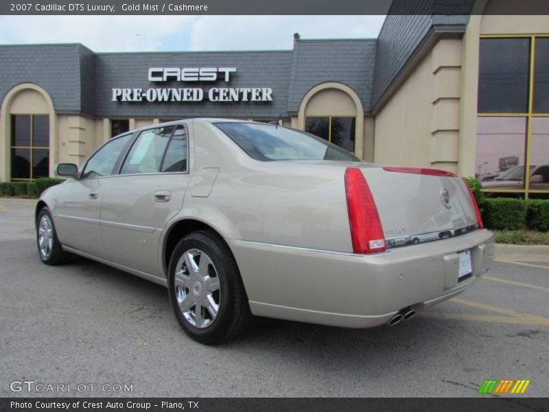 Gold Mist / Cashmere 2007 Cadillac DTS Luxury