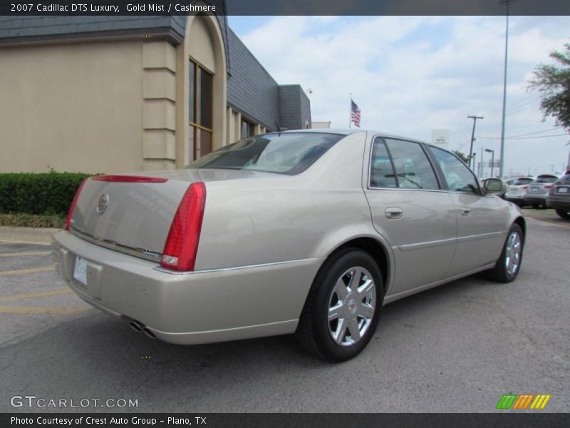 Gold Mist / Cashmere 2007 Cadillac DTS Luxury