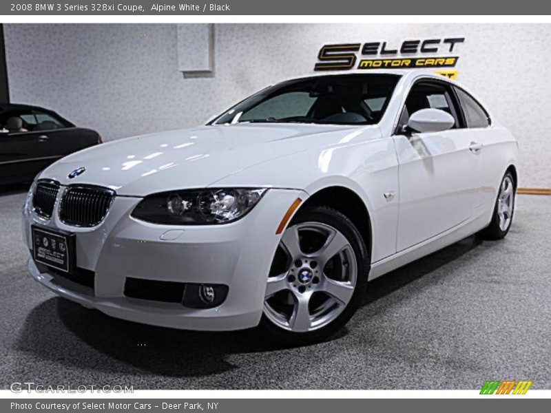 Alpine White / Black 2008 BMW 3 Series 328xi Coupe
