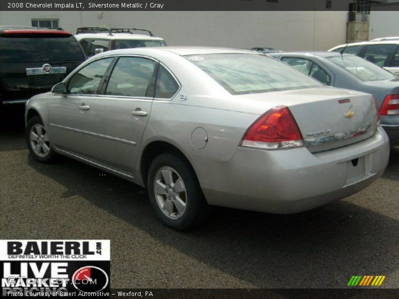 Silverstone Metallic / Gray 2008 Chevrolet Impala LT