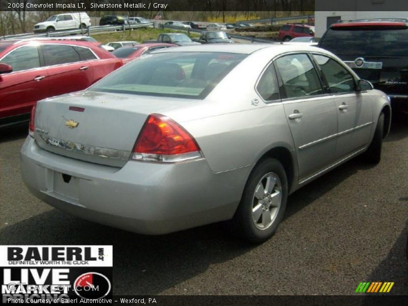 Silverstone Metallic / Gray 2008 Chevrolet Impala LT