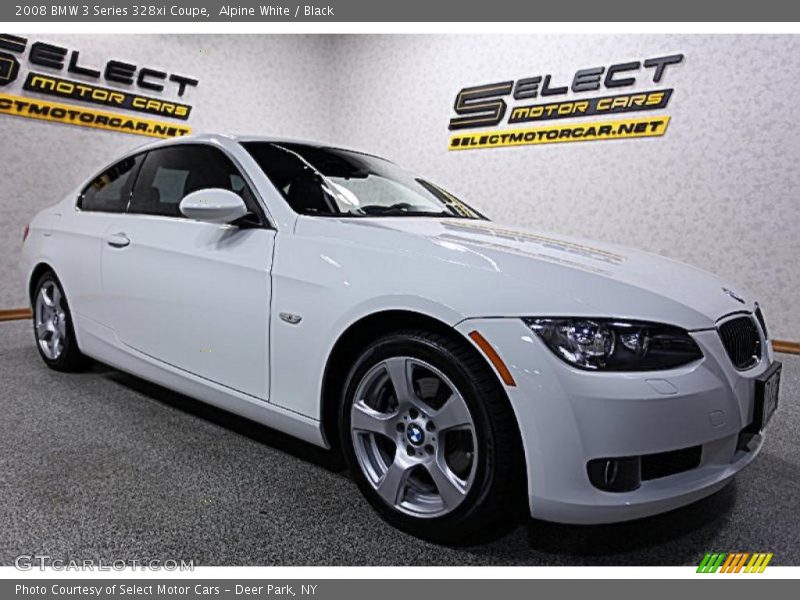 Alpine White / Black 2008 BMW 3 Series 328xi Coupe