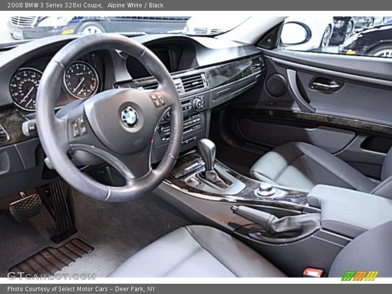 Alpine White / Black 2008 BMW 3 Series 328xi Coupe