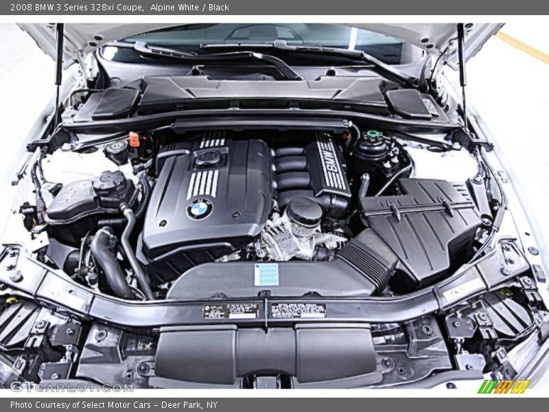 Alpine White / Black 2008 BMW 3 Series 328xi Coupe