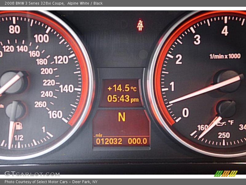Alpine White / Black 2008 BMW 3 Series 328xi Coupe