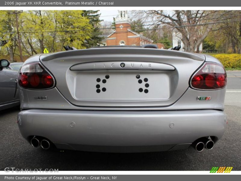 Platinum Metallic / Charcoal 2006 Jaguar XK XKR Convertible