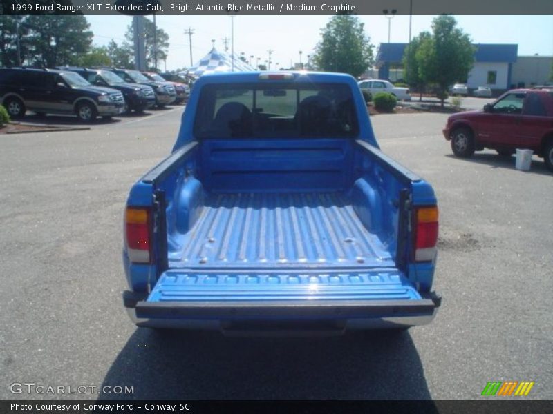 Bright Atlantic Blue Metallic / Medium Graphite 1999 Ford Ranger XLT Extended Cab
