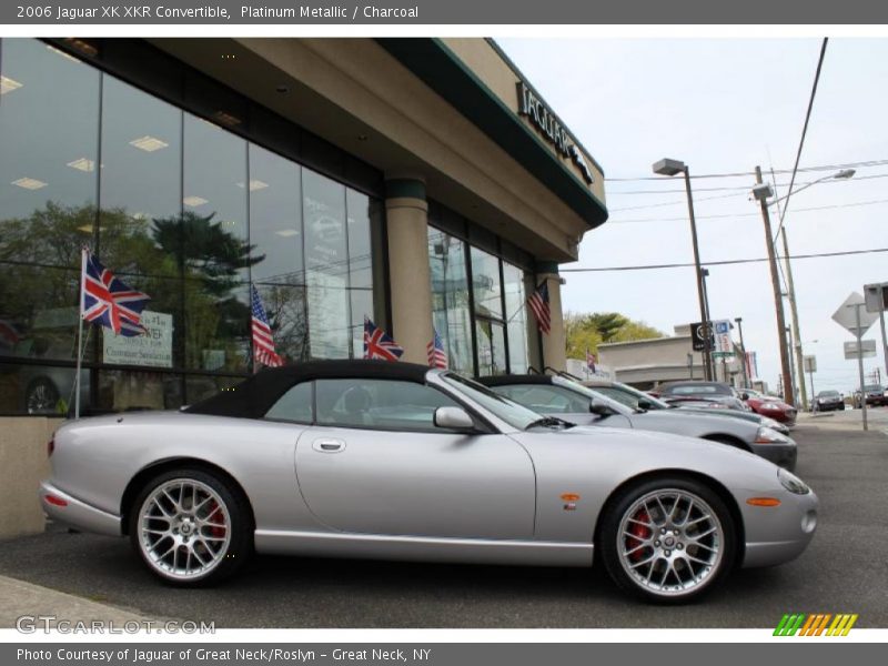 Platinum Metallic / Charcoal 2006 Jaguar XK XKR Convertible