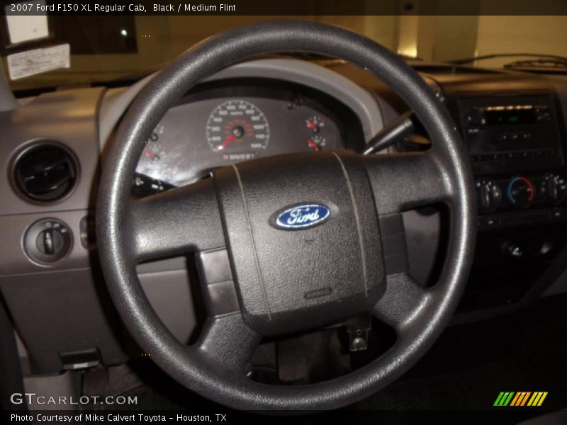 Black / Medium Flint 2007 Ford F150 XL Regular Cab