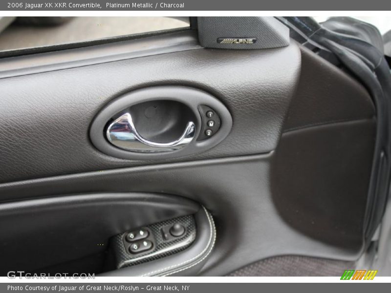 Platinum Metallic / Charcoal 2006 Jaguar XK XKR Convertible