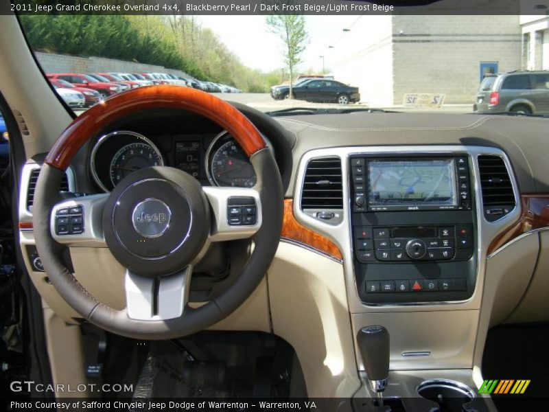 Blackberry Pearl / Dark Frost Beige/Light Frost Beige 2011 Jeep Grand Cherokee Overland 4x4