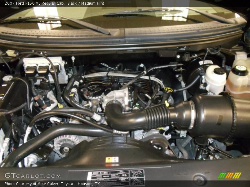 Black / Medium Flint 2007 Ford F150 XL Regular Cab