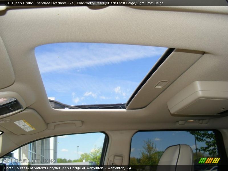 Blackberry Pearl / Dark Frost Beige/Light Frost Beige 2011 Jeep Grand Cherokee Overland 4x4