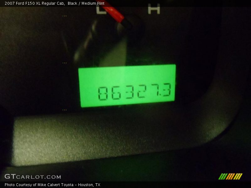Black / Medium Flint 2007 Ford F150 XL Regular Cab