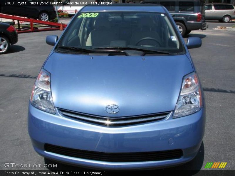 Seaside Blue Pearl / Bisque 2008 Toyota Prius Hybrid Touring