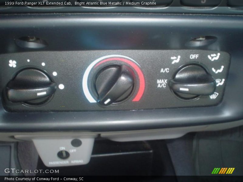 Bright Atlantic Blue Metallic / Medium Graphite 1999 Ford Ranger XLT Extended Cab