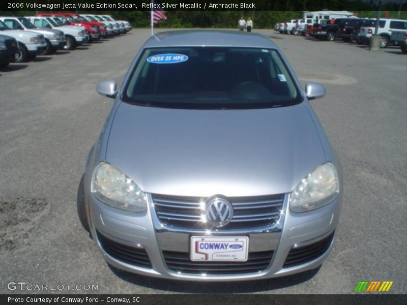 Reflex Silver Metallic / Anthracite Black 2006 Volkswagen Jetta Value Edition Sedan