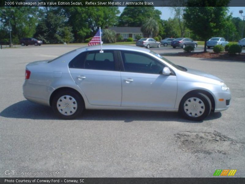Reflex Silver Metallic / Anthracite Black 2006 Volkswagen Jetta Value Edition Sedan