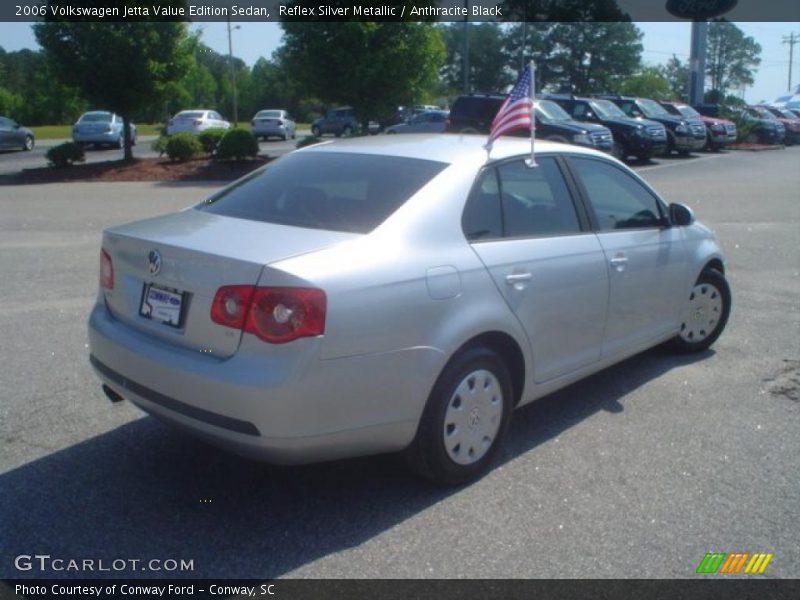Reflex Silver Metallic / Anthracite Black 2006 Volkswagen Jetta Value Edition Sedan