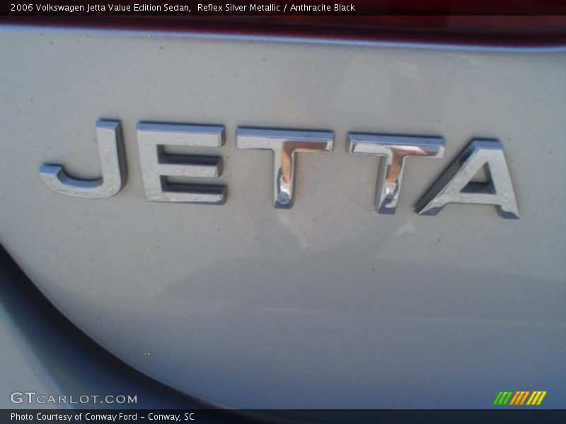 Reflex Silver Metallic / Anthracite Black 2006 Volkswagen Jetta Value Edition Sedan