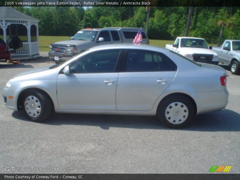 Reflex Silver Metallic / Anthracite Black 2006 Volkswagen Jetta Value Edition Sedan